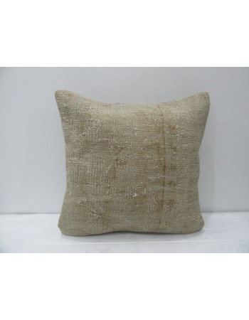 Beige & Tan Vintage Handmade Pillow