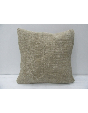 Plain Handmade Vintage Beige Pillow