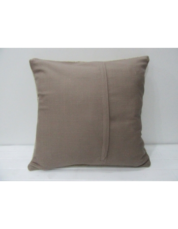 Plain Beige Handmade Decorative Pillow