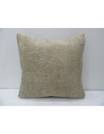 Handmade Vintage Beige Pillow