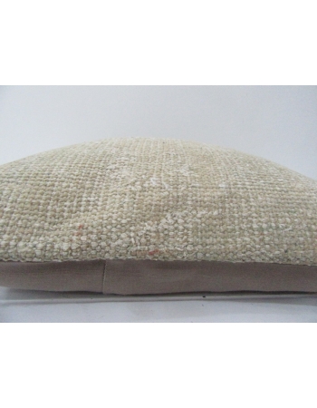 Handmade Vintage Beige Pillow