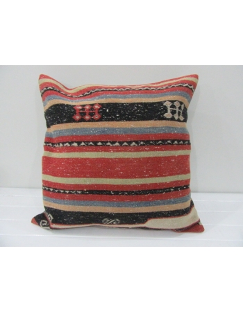 Handmade Vintage Striped kilim pilow